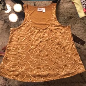 Daytrip XS mustard yellow tank top